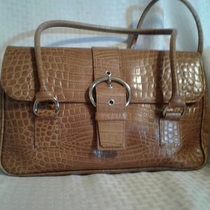 Talbots Tan Leather Satchel